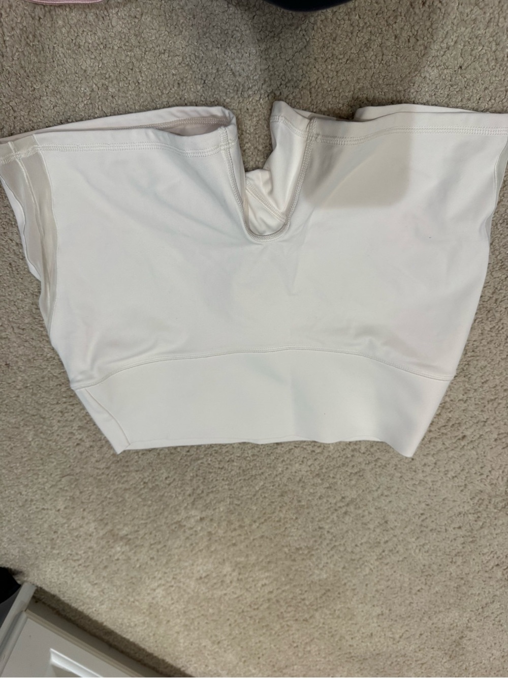Fabletics White Athletic High-Waist Shorts